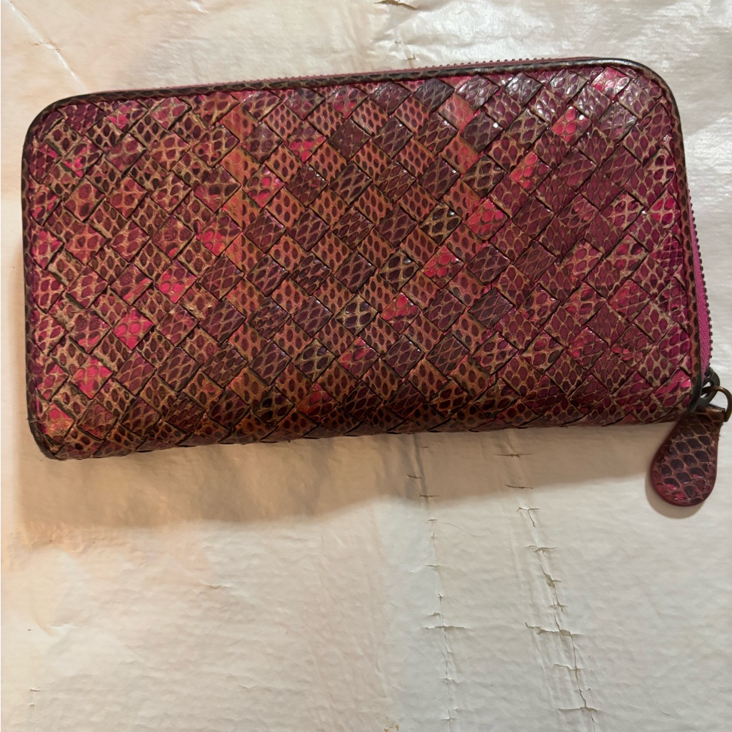 Bottega Veneta Multicolor Woven Wallet